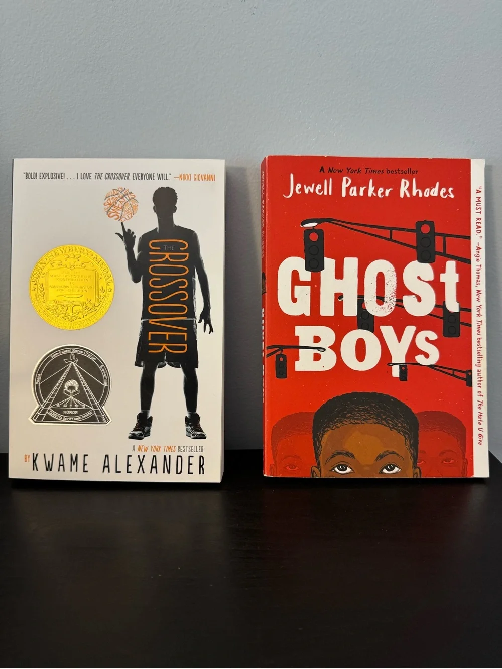 Set of 4 Young Adult books Black/African American teen Crossover Ghost Boys NEW